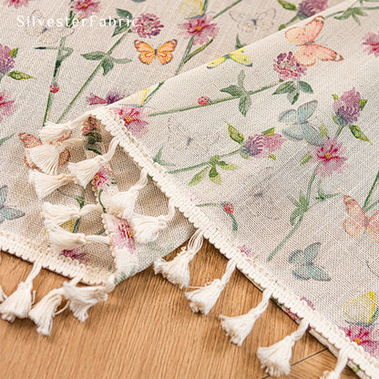 Beige Farmhouse Cafe Curtain
