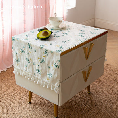 Floral Table Cover丨Spring Table Runner丨French Table Cover