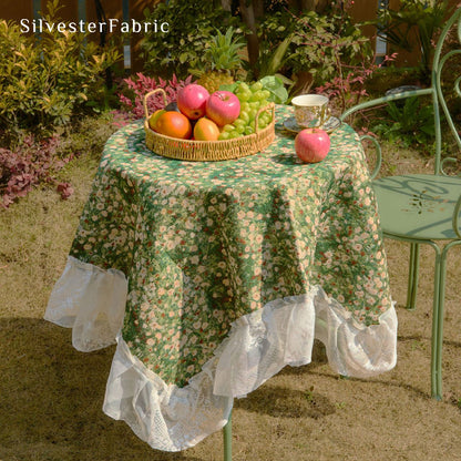 French Country Tablecloth丨Floral Tablecloth丨Spring Tablecloth