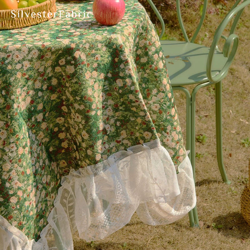 French Country Tablecloth丨Floral Tablecloth丨Spring Tablecloth