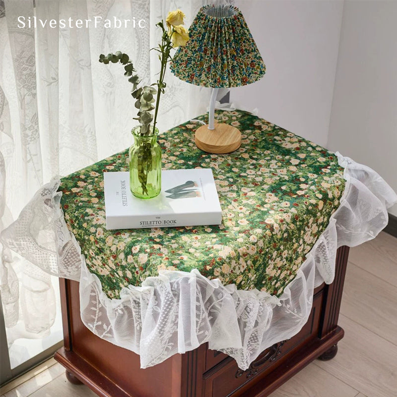 French Country Tablecloth丨Floral Tablecloth丨Spring Tablecloth