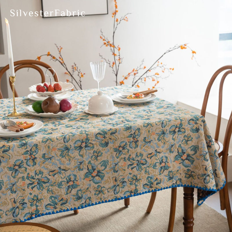 Butterfly Tablecloth丨French Tablecloth丨Rectangle Tablecloth