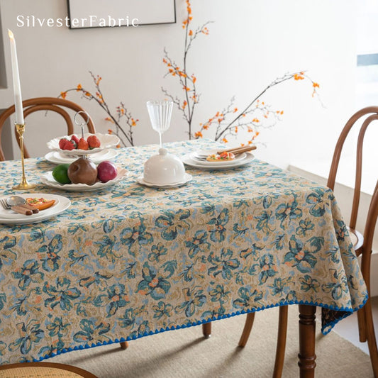 Butterfly Tablecloth丨French Tablecloth丨Rectangle Tablecloth