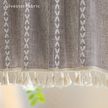 Close‑up of Cafe Curtain corner