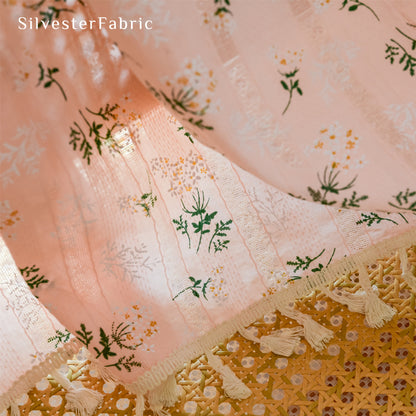 Close‑up of Floral Curtain corner