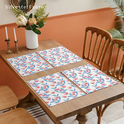 Pink Floral Farmhouse Placemats