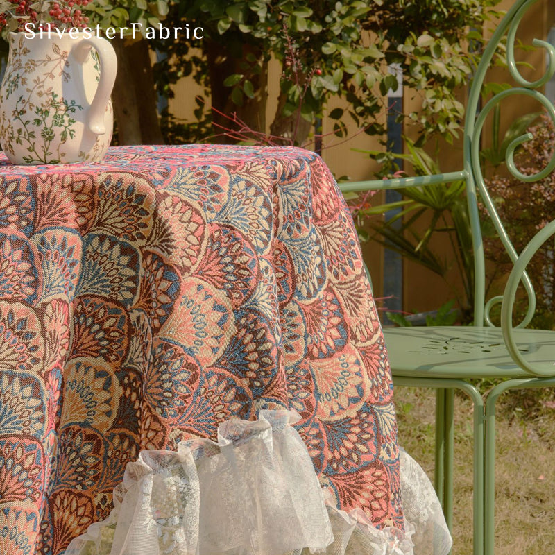 French Tablecloth丨Scallop Patterns Tablecloth丨Spring Tablecloth