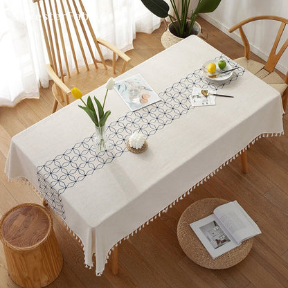 Off White Tablecloth丨Rectangle Tablecloth