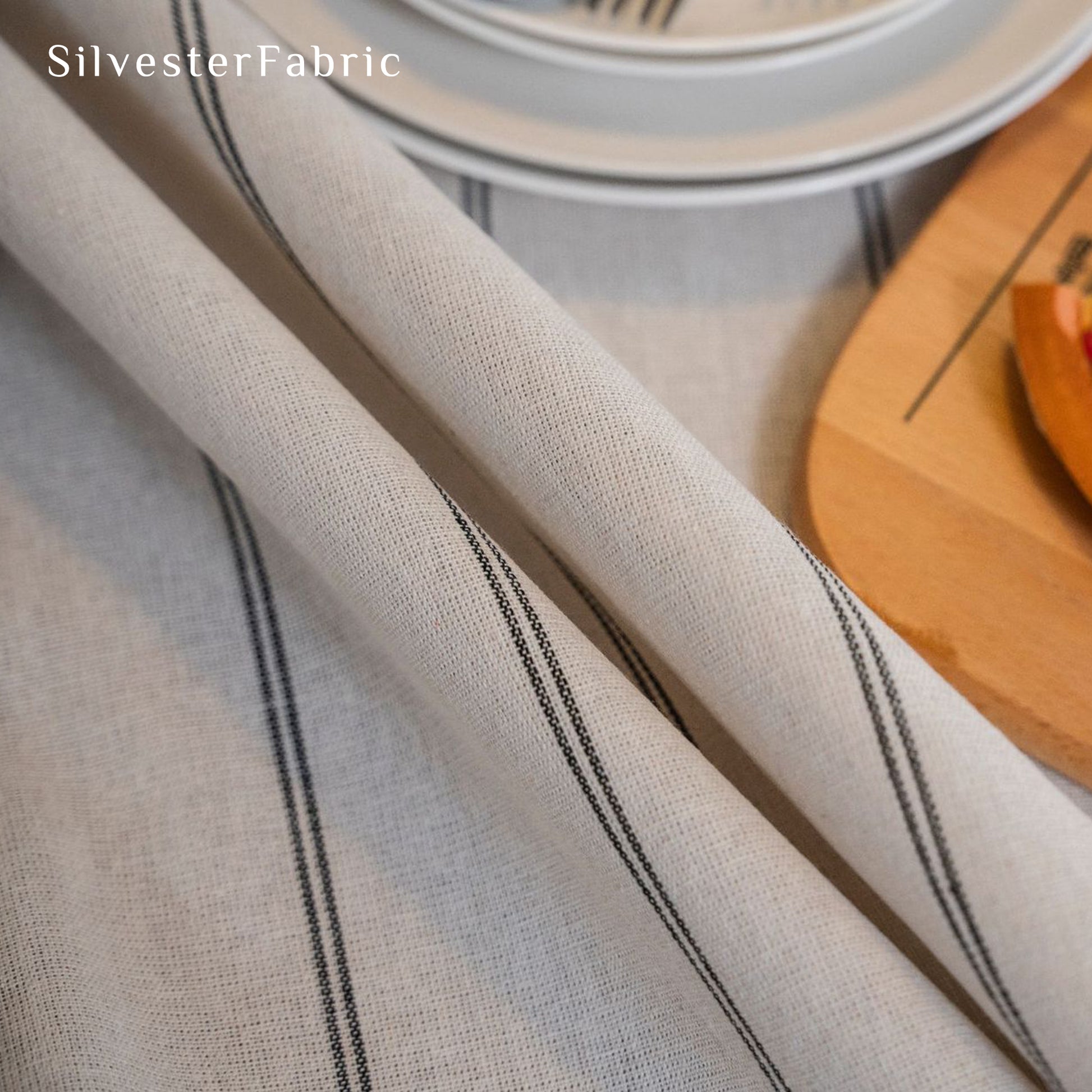 Striped Square Tablecloth丨Free Shipping - Silvester Fabric