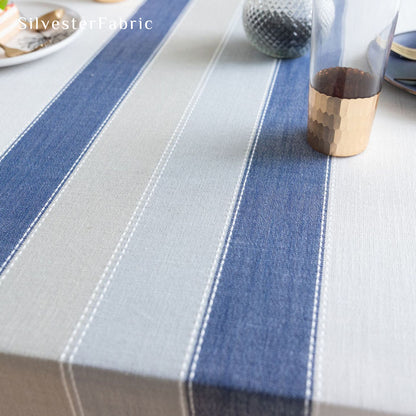 Striped Pink Tablecloth