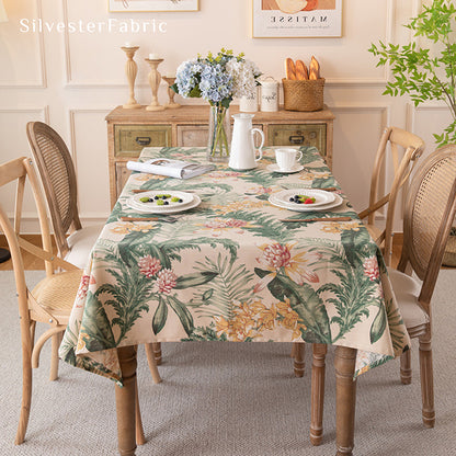 Floral Printed Tablecloth