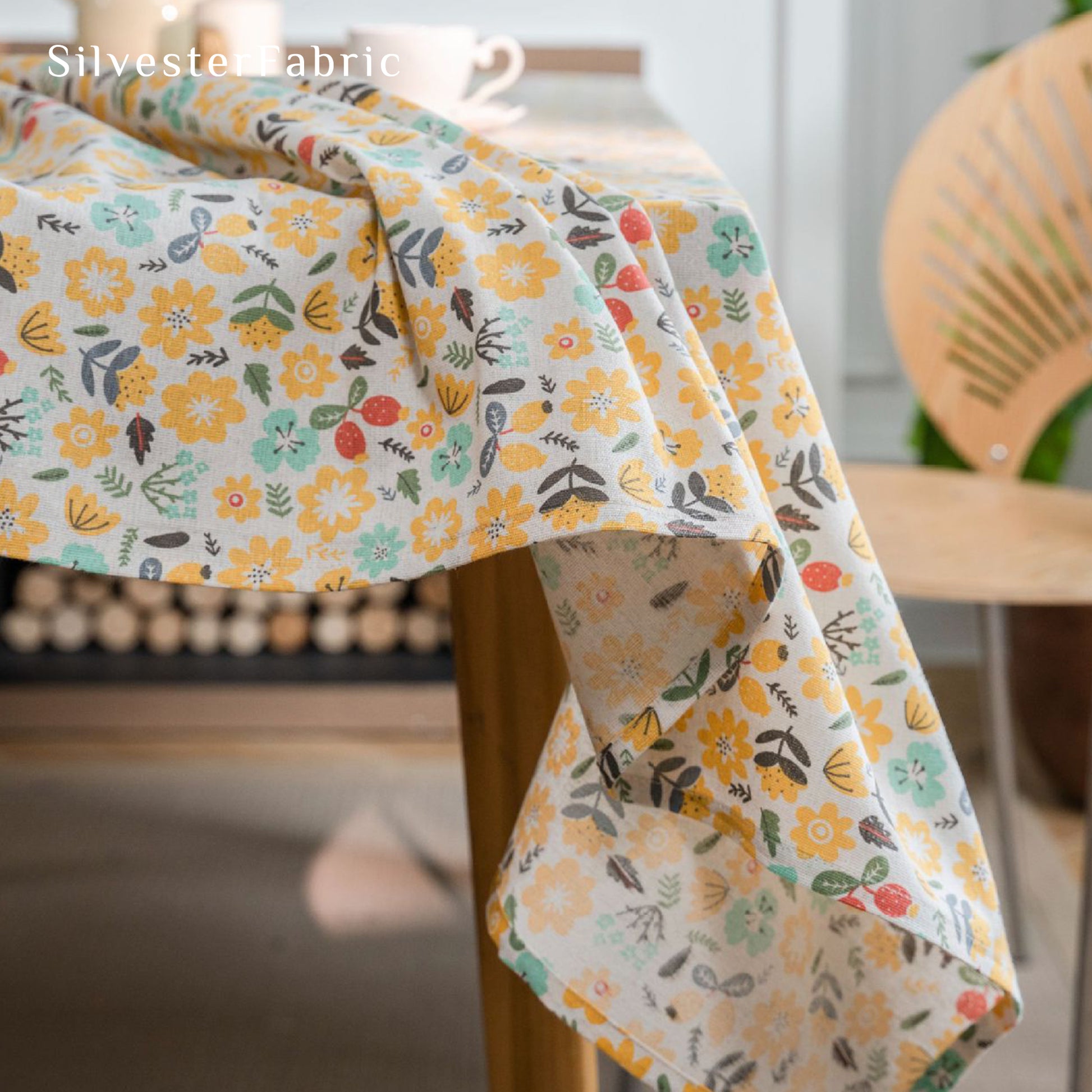 Outdoor Floral Tablecloth