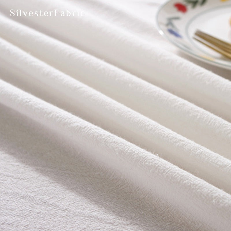 White Rectangle Tablecloth丨White Tablecloths