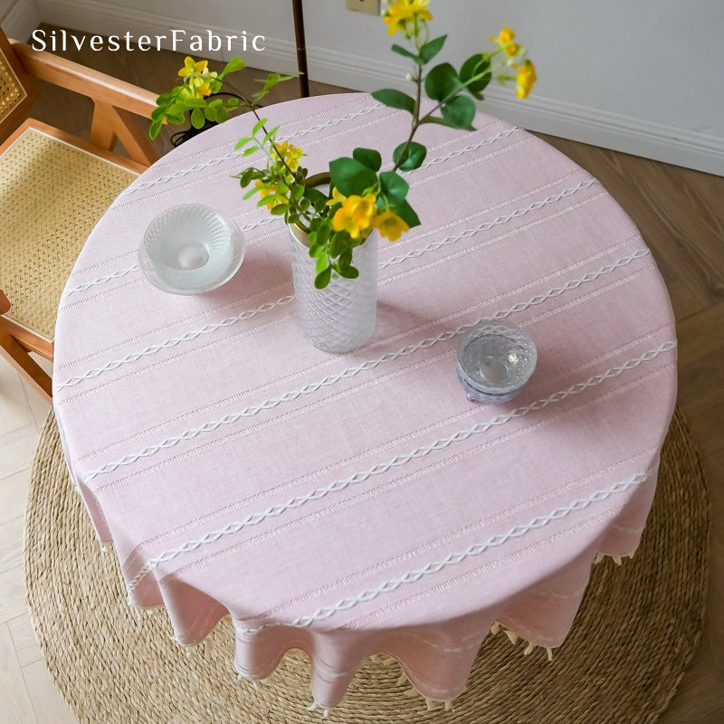 Green Round Tablecloth丨70 Inch Round Tablecloth