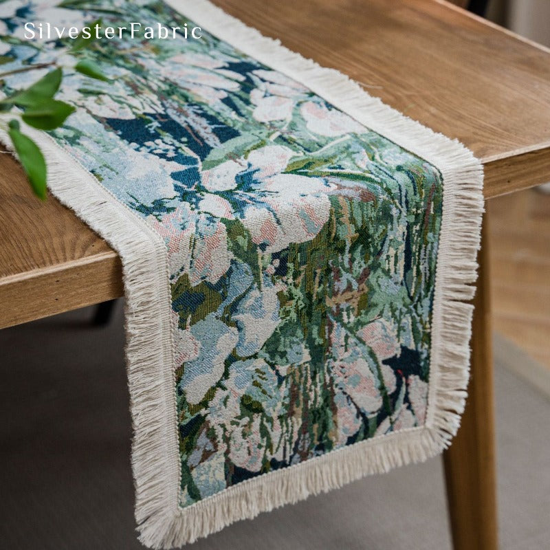 Floral Coffee Table Runner