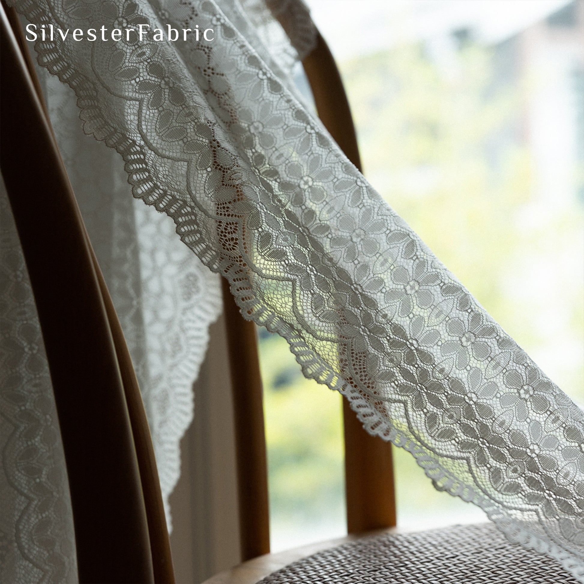 Best Lace White Table Runner for Wedding - Silvester Fabric
