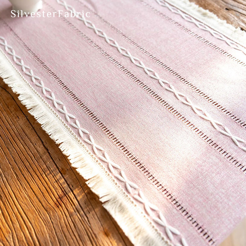 Pink Table Runner丨Coffee Table Runner