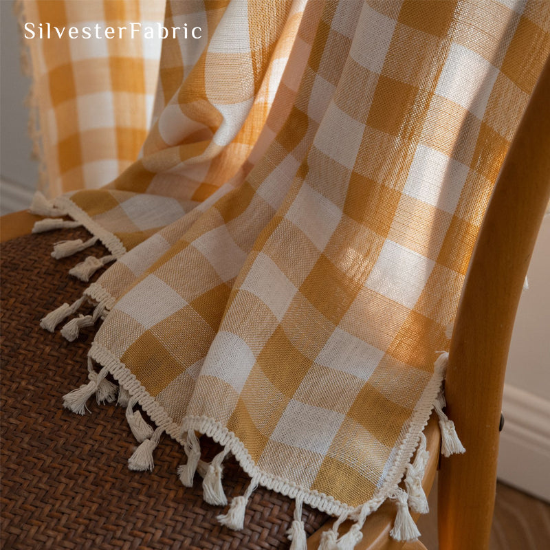 Close‑up of Farmhouse Curtain corner
