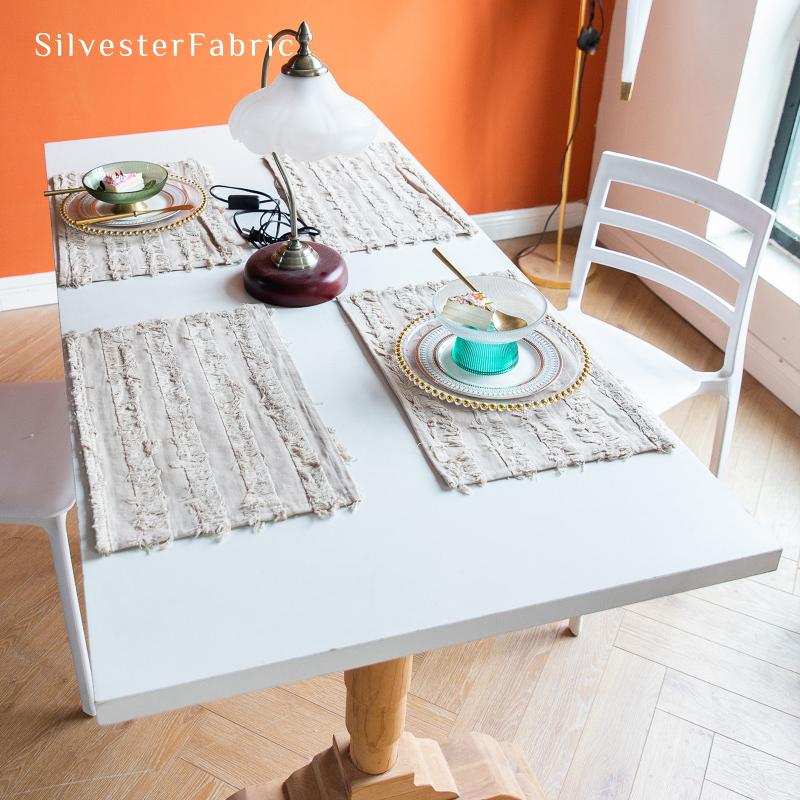 Bonhause Table Runner Lavender Table Runner Purple Flowers Green Leaves