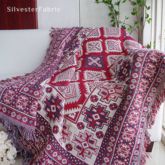 Sofa Throw Blanket丨Picnic Blanket - Silvester Fabric