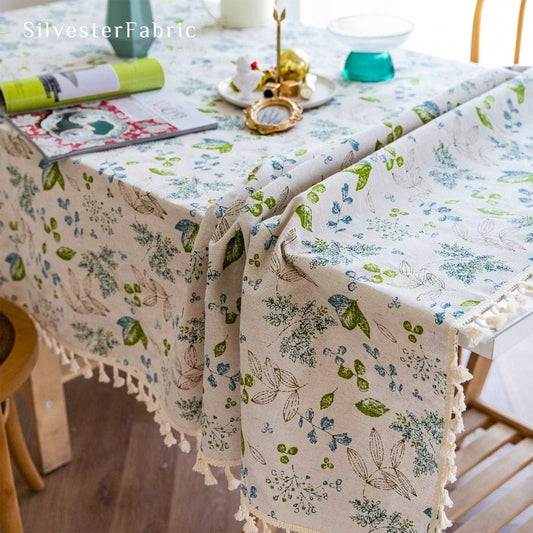 Square Linen Tablecloth