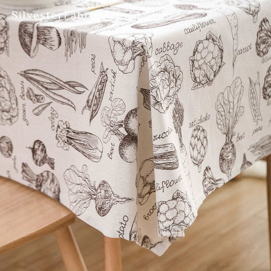Fall Printed Rectangle Tablecloth