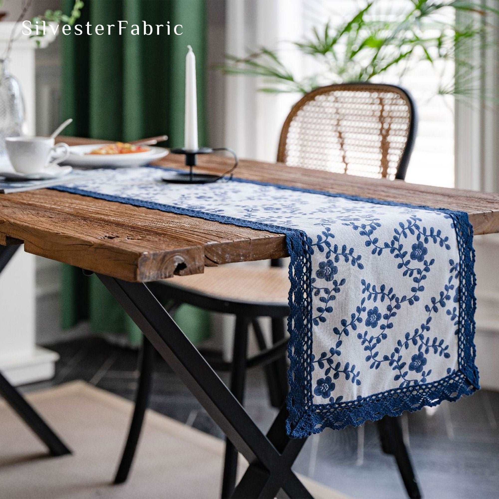 French Table Runners Rectangle | French Country Vintage Home & Living ...