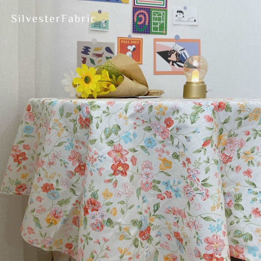 Floral Round Tablecloth