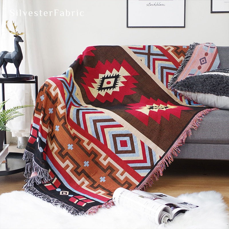 Outdoor Blanket丨Throw Blanket - Silvester Fabric