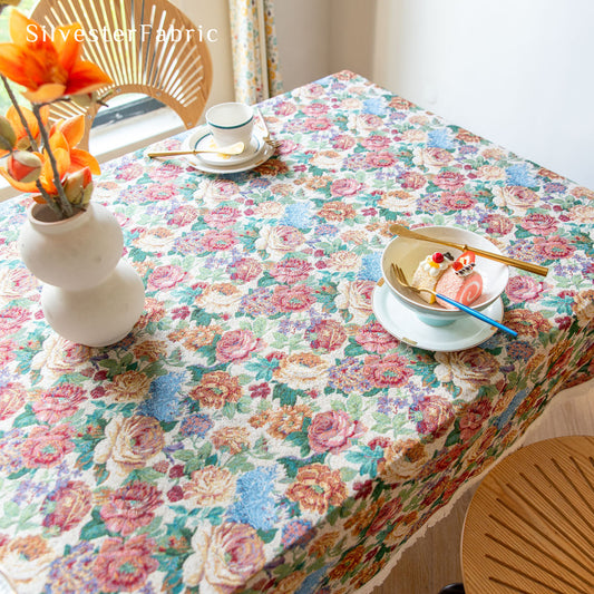 Floral Rectangle Tablecloth