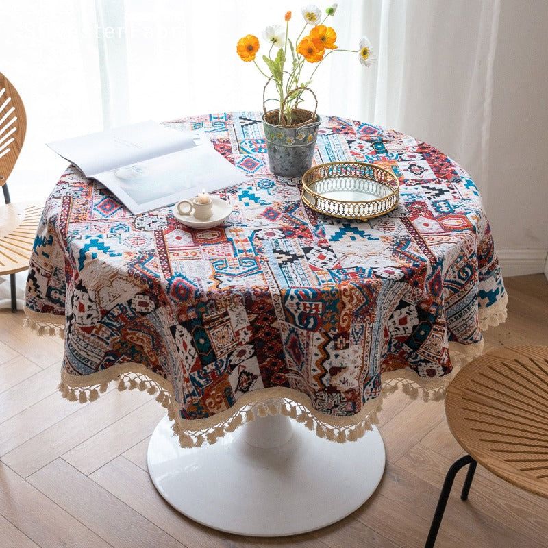 Boho Round Tablecloth